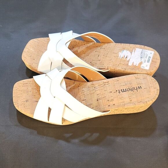 BRAND NEW WHITEMT SLIP-ON WOMEN"S WEDGE SANDAL - Picture 6 of 16